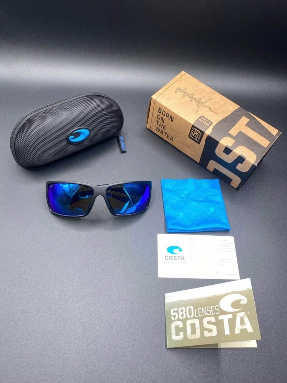 Costa Del Mar Black/Blue Sunglasses